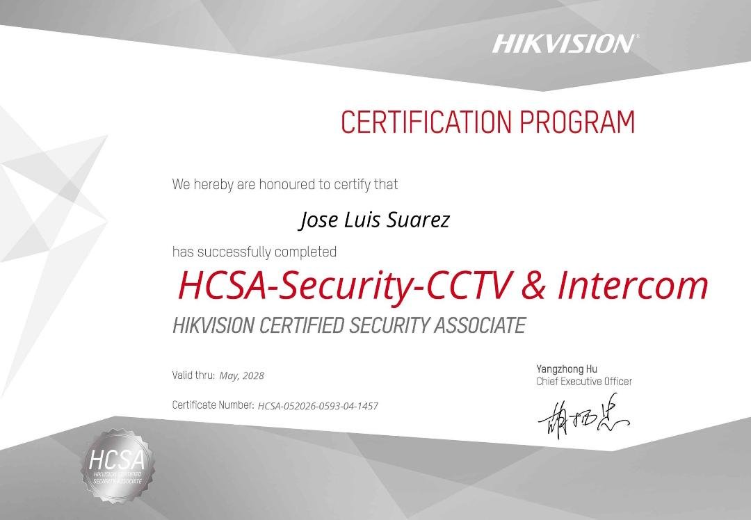 HCSA - Hikvision Certified Security