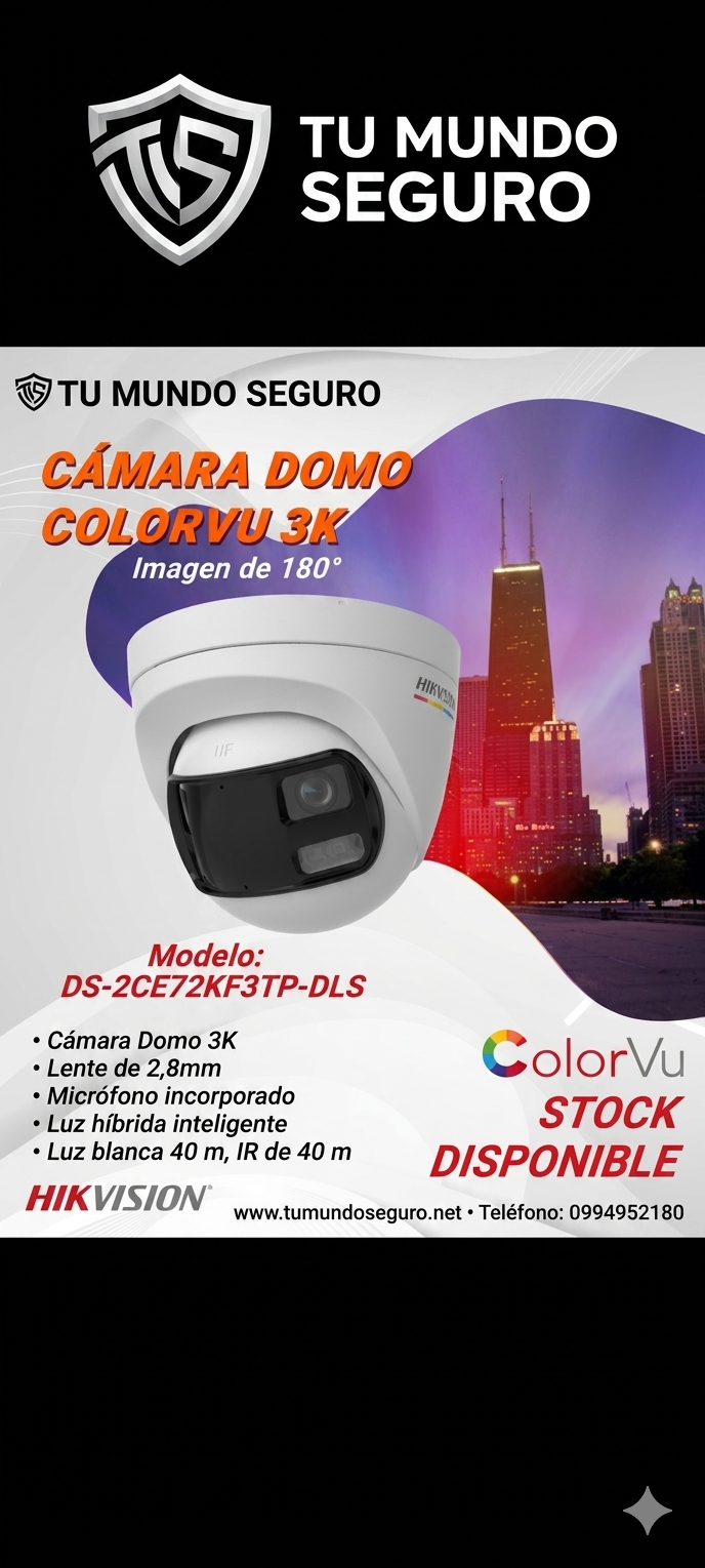 Cámara Domo (Turret) - DS-2CE72KF3TP-DLS